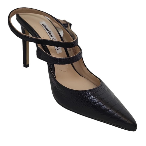 Charles David Ronni Lizard Embossed Pumps - Picture 7 of 10